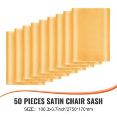 Uimoso 50PCS Gold Elastic Spandex Chair Bands for Events, Weddings, and Dining