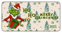 30 Mini Wine/Water Bottle Labels Christmas Holiday Grinch Other Designs