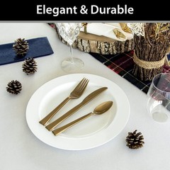 Lillian Tablesettings Premium Quality Heavyweight 10.25 Inch Plastic Plates