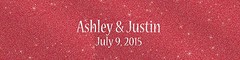 100 Modern Red glitter Wedding Birthday Party Water Bottle Labels 8″x2″
