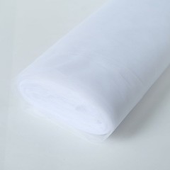 White TULLE NET FABRIC 108″ wide x 50 yards Bolt Crafts Sewing Put-up Wedding