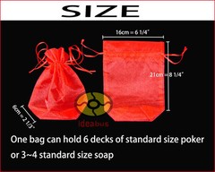 12/25/50/100pcs Organza Pouch Wedding Favor Bag BIG SIZE 8.2″(L)x6.2″(W)x2.3″(D)