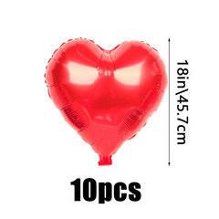 10/407pcs Red LOVE Balloon Decoration Set Heart Balloons Party Kit – NEW