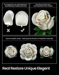 DIY Table Centerpiece – 12 Pcs Flower Set