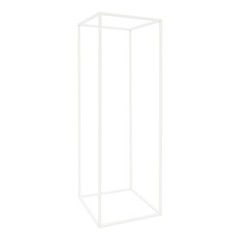 White 20 PCS Geometric Flower Stand For Wedding, Flower Stand 10.63*10.63*31.5in