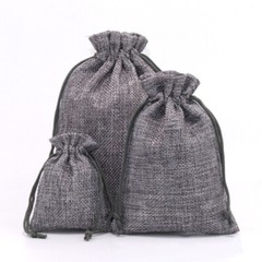 10/20/30pcs Wedding Imitation Hemp Favour Gift Bags Jewelry Drawstring Pouch