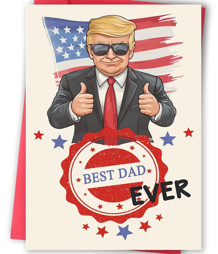 FANCYLUCKY Funny Father’s Day Card for Dad, Humor Fathers Day Gift from So