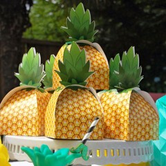 50PC Wedding Pineapple Candy Box Baby Shower Birthday Favors Gift Paper Gift Bag