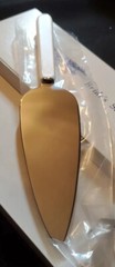 Vtg Capco Sheffield England Cake Pie Cutter Brides Server Pearlized Handle NIB