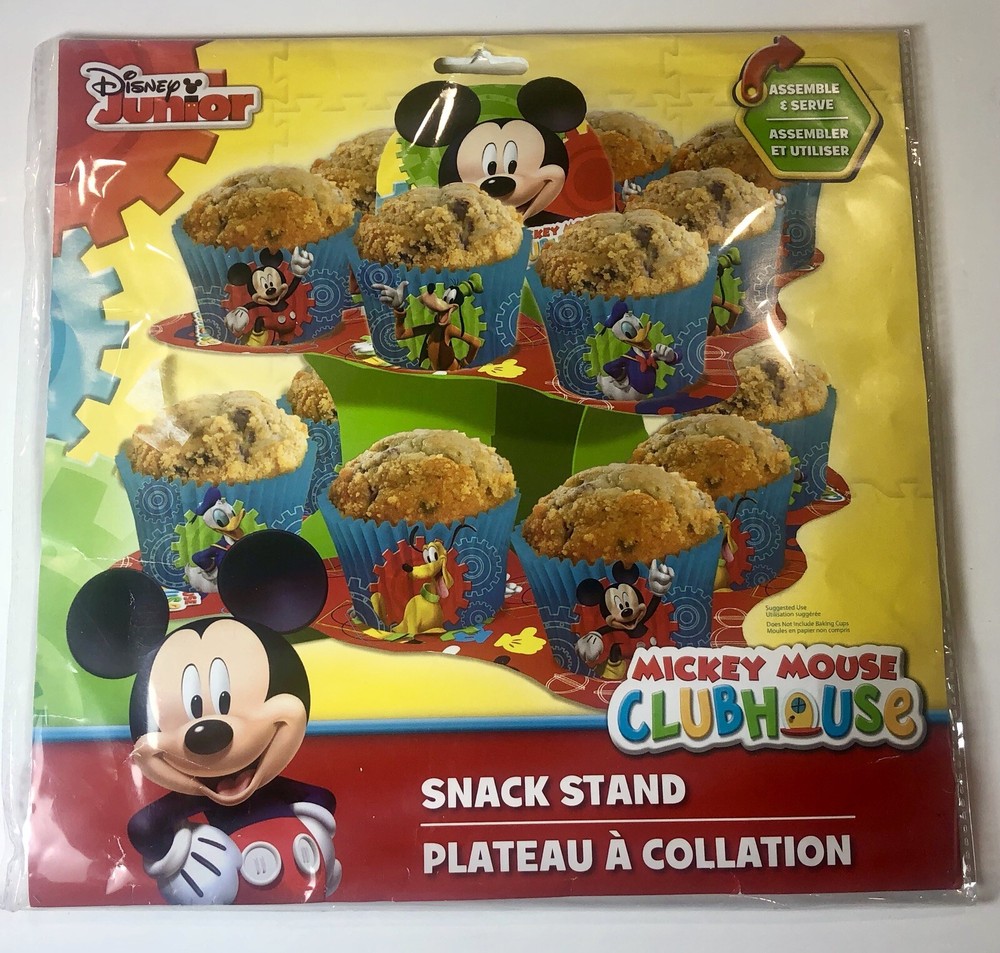 Disney Mickey Mouse Clubhouse Cupcake Stand Holder Kid’s Party Serving