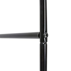 Outdoor Metal Black Wedding Arch Curved Garden Arbor for Climbing Plants Trellis