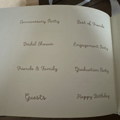 hallmark guest book
