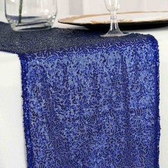 Extra Wide ROYAL BLUE Premium Sequined Chair Sashes Wedding Events Decorations