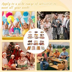 10 Pcs Dessert Table Display Set,3Pcs 3 Tier Cupcake Stand,3Pcs Plastic Wedding