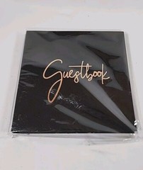 Guestbook For Polaroid Photos Black Guestbook Softcover Gold Foil 8.5″x8.5″ 90 B