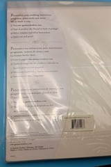 NEW Gartner Studios Pearl Ivory 50-count Print Your Own Program Paper Wedding
