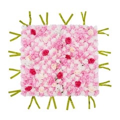 Artificial Flower Wall Background Silk Rose Flower Panels Wedding Backdrop Decor