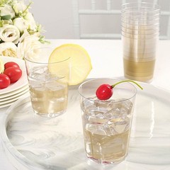 25 pk 10 oz Plastic CLEAR CUPS Disposable Tableware Party Wedding SALE