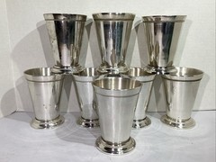 S.N.K ENT Vintage Silver Plated Lacquered Brass Goblet Table Decor HGT1-181