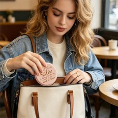 Maid of Honor Gifts – Personalized Laser Engraved Pocket Mirror for Maid o