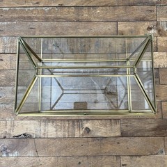 Brass And Glass Display Box