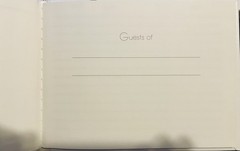 NEW BRIDE HALLMARK WEDDING BELLS GUEST SIGN IN BOOK ALBUM IVORY & WHITE [E]
