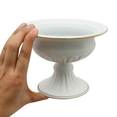 10 Pack Metal Vase Small Table Decor White Gold Wedding Centerpiece Flower Vase