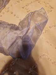 Set of 100 Sheer LAVENDER Chair Ties For Special Occasion