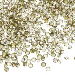 16800 Pcs Wedding Table Scatter Confetti Diamond, 3mm Fake Diamonds(Olive Green)
