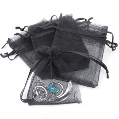 100 200pcs 4×6″ Drawstring Organza Gift Bags Wedding Party Candy Jewelry Pouches
