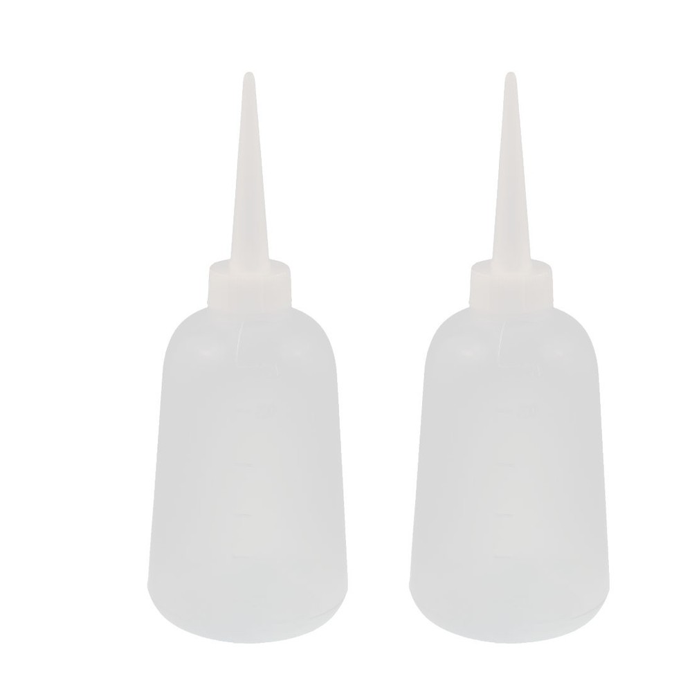 2pcs 300mL Industrial Glue Gel Oil Bottled Squeeze Dispenser