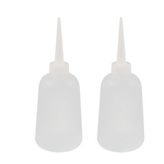 2pcs 300mL Industrial Glue Gel Oil Bottled Squeeze Dispenser