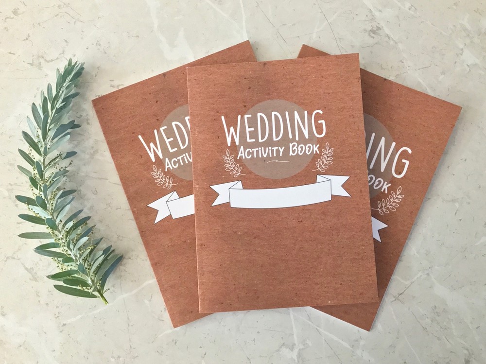 Kids Wedding favour. 3 Pack Children’s Wedding activity and colouring Book x3