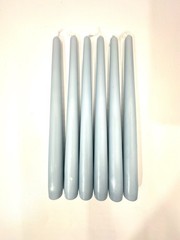 10″ T Blue Premium Taper Candles 6 Wedding Centerpiece Decorations Candlesticks