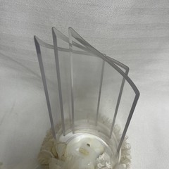VTG Bride Groom Wedding Cake Topper White Porcelain 5” Figurine 8” Total