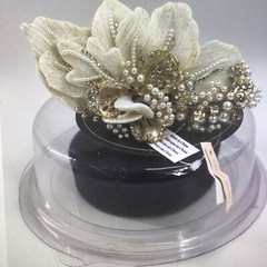 NEW $189 David’s Bridal Flowers Pearls Crystals Elegant Clip In Hair Headpiece