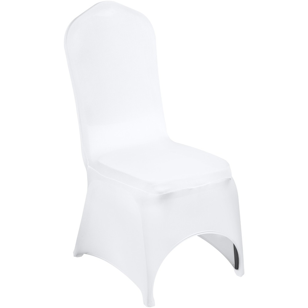 Uimoso 50PCS White Stretch Spandex Chair Covers for Events, Weddings, and Dining