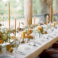 350PCS Clear Plastic Plates with Trim for 50 Guests, 50 Guests Set Silver