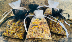 50 Black and White Birdseed Bags, Organic Wedding Toss, All Natural, Eco++++