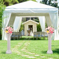 4pcs Roman Pillar Flowerpot Holder Wedding Roman Column Landscape Venue Decor