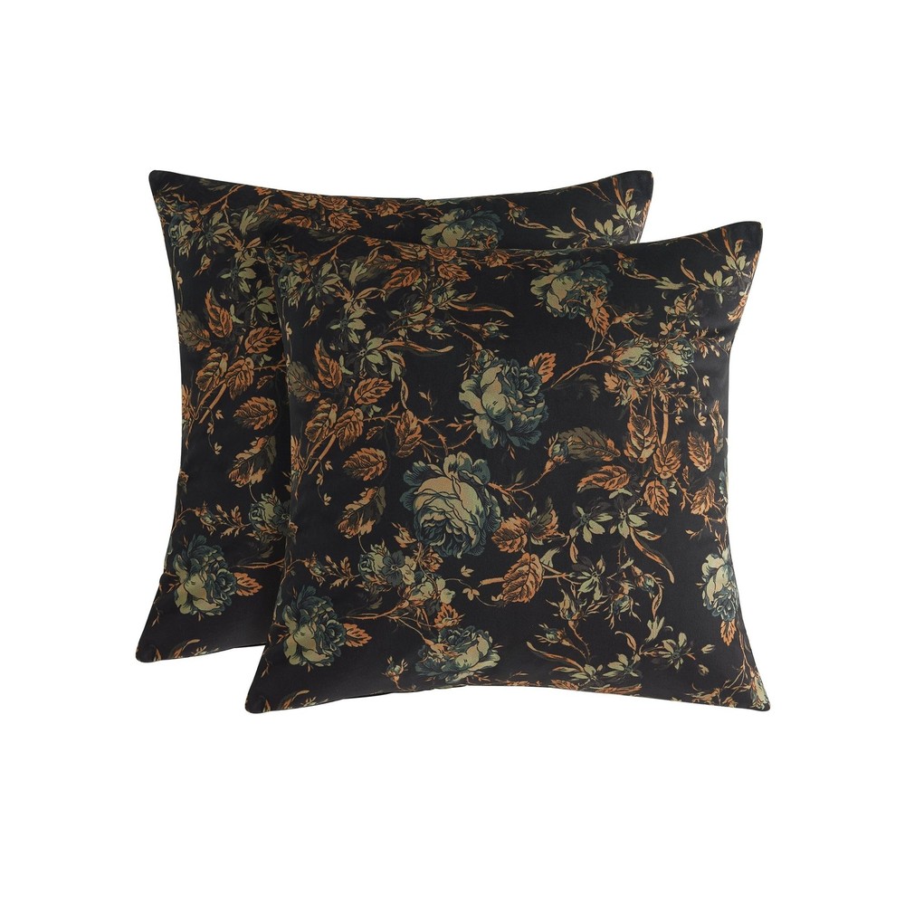 StangH Soft Floral Velvet Throw Pillow Covers for Living Room, 18×18 Vintage …