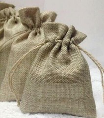 100x Hessian Burlap Bag Christmas Gift Bags Product Packaging Jewelry Candle Bag