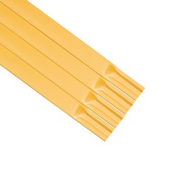 Adjustable Square Iron Arch Stand 2m Yellow Free-Standing Wedding Party