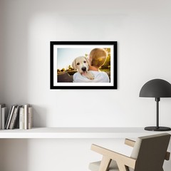13×19 Picture Frame Set of 5, Black Poster Frame, Display Pictures 11 x 17 wi…