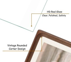 5×7 Picture Frame, Display Photos 4×6 with Mat or 5×7 without Mat, Made of So…