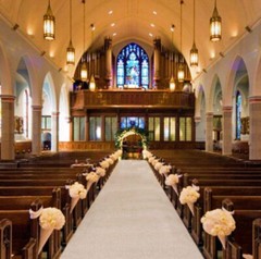 Wedding Aisle Runner 100 x 3 ft Accessories Decorations Aisle Runner ( 2 Rolls)