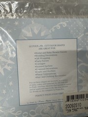 13-294 Pack Of 25 Blue Mylar Precut Circles For Wedding Favors, 9”.