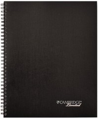 Cambridge Limited Meeting Planner,Side-Bound,11 x 8 1/4, 80 Sheets, Sold as 3…