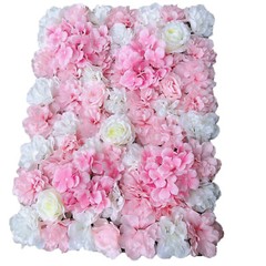 12PCS Artificial Flower Wall Panels 16″x 24″ Silk Flower Backdrop Party Decor
