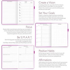 Planner and Organizer for Women – A5 Size A5 (5.7″ x 8.5″) Hot Pink (Undated)